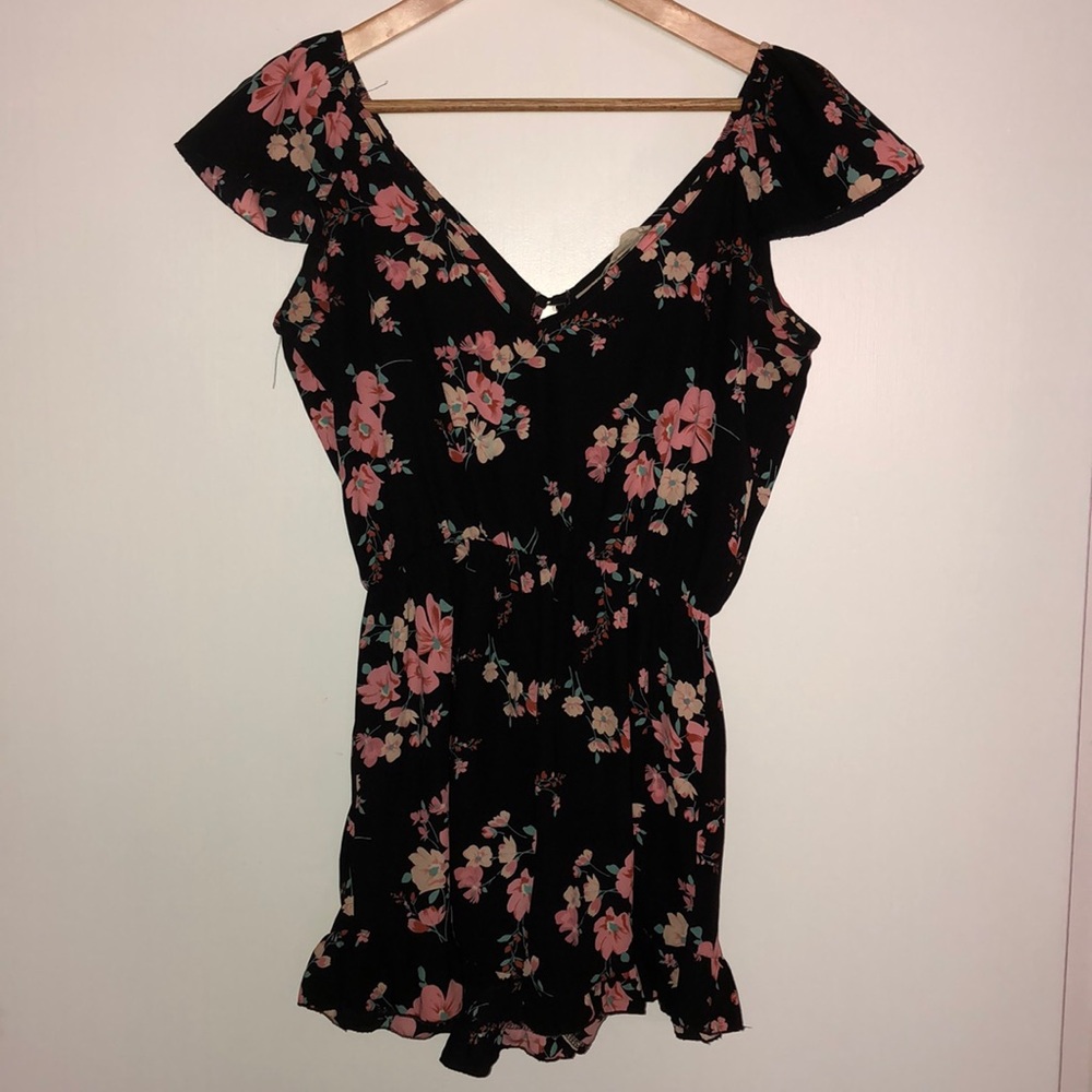 Urban Outfitters “Pins and Needles” floral romper